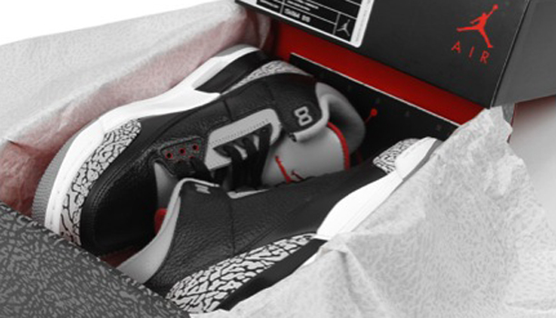 Air Jordan 3 Black Cement ReRelease Boxed