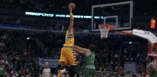 JaVale McGee's Insane Throw-In Dunk Over Noah! - Hoopsfix.com