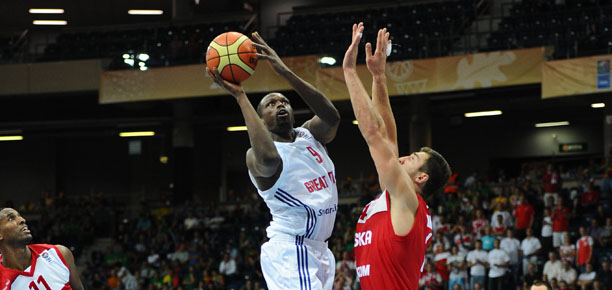 Luol Deng GB vs Poland Eurobasket 2011