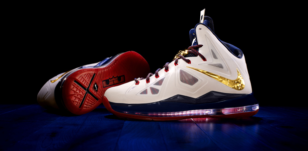 Nike LeBron X basketball sneakers