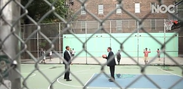 Obama vs Romney 1 on 1 Basketball