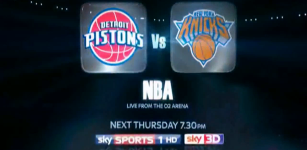 Detroit Pistons New York Knicks London