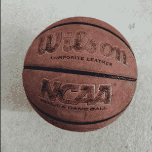 Wilson outdoor basketball after use
