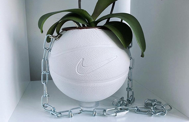 Basketball planter gift
