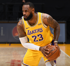 LeBron James Lakers UK Merchandise Sales