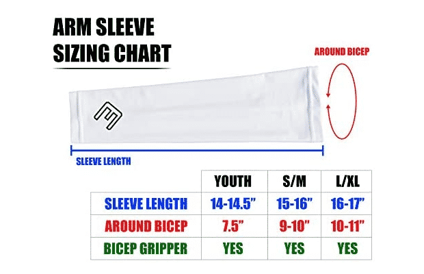 Shooting Sleeve Sizing Guide