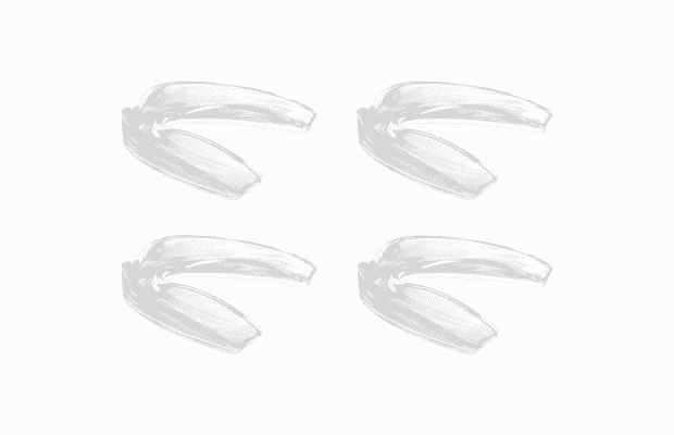 Aiwaying Mouth Guard 4-PACK for Basketball