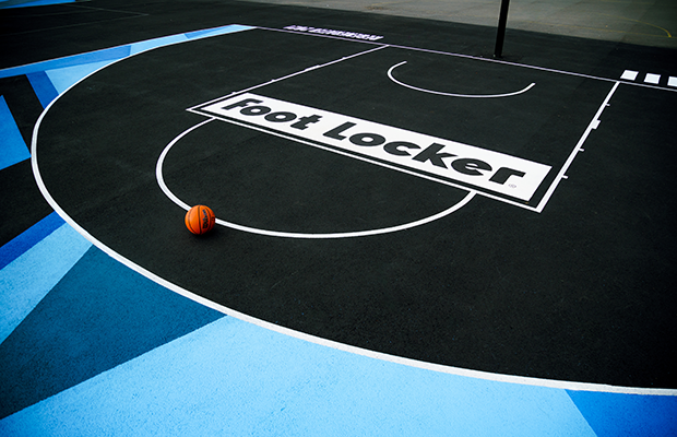 Clapham Common Foot Locker Basketball Hoop