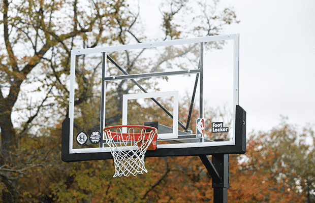 Clapham Common basketball hoops