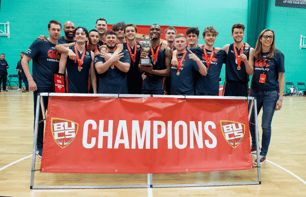 Newcastle University BUCS Mens Basketball Champions 2022