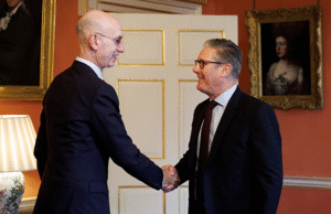 Sir Keir Starmer and Adam Silver