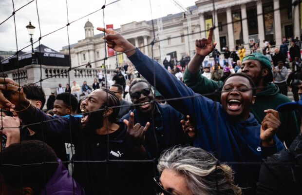 Jr. NBA 3v3 basketball at Trafalgar Square